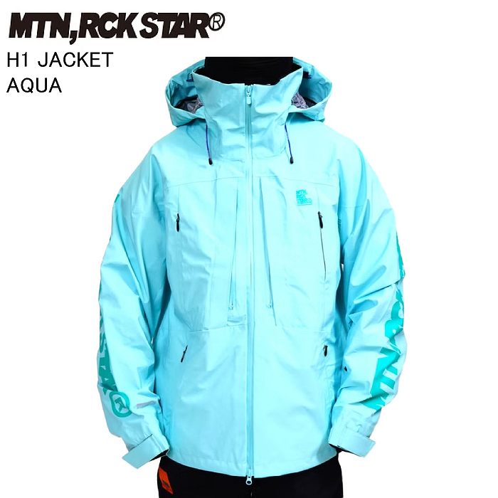MTN.ROCK STAR マウンテンロックスター H 1 JACKET AQUA マンロク MRS