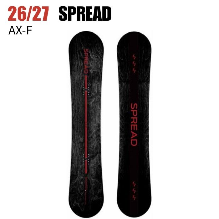 2027 SPREAD スプレッド AX-F 26-27 尾川慎二 グラトリ ボード板
