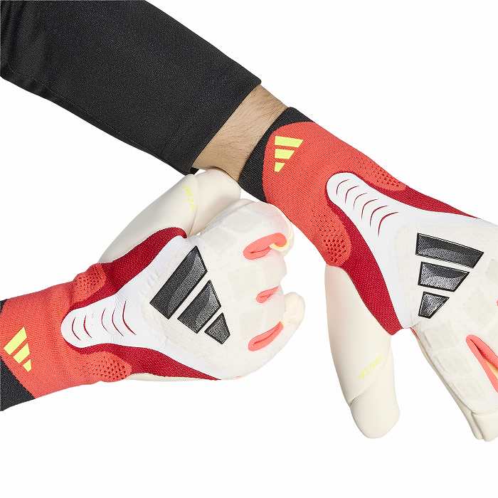 ADIDAS アディダス プレデター GK プロ ハイブリッド(ホワイト×レッド