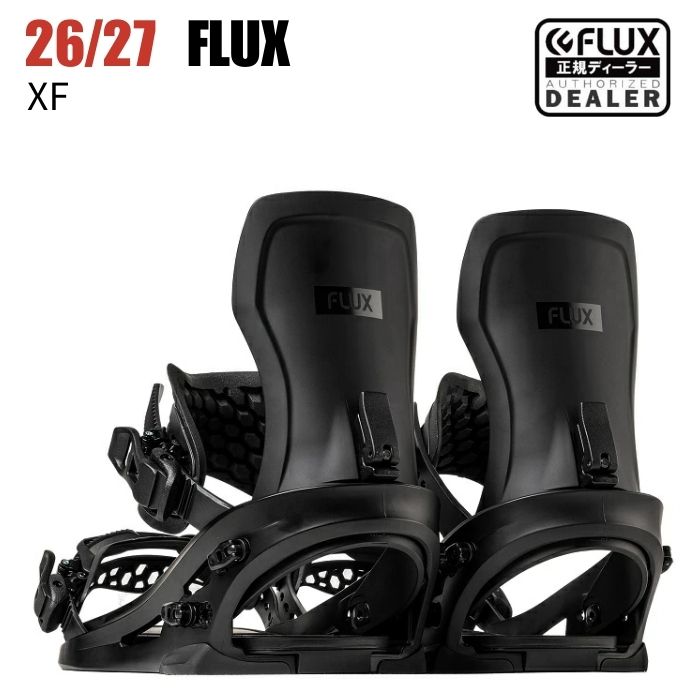FLUX XF バインディング　ブラックMサイズ 2027 FLUX フラックス XF エックスエフ BLACK 26-27 スノーボード