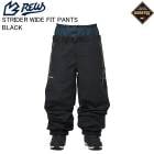 REW �����륤�����֥�塼 STRIDER WIDE FIT PANTS ���ȥ饤�����磻�ɥѥ�� BLACK ���Ρ��ܡ��� ������ �����ƥå��� 26-27��ǥ�