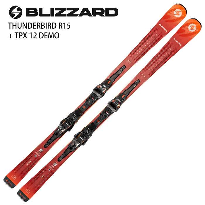 ブリザード スキー板 2026 BLIZZARD THUNDERBIRD R15 + TPX 12 DEMO