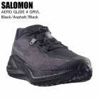 SALOMON ������� L49174400 AERO GLIDE 4 GRVL BLACK/ASPHALT/BLACK ���˥󥰥��塼�� ���������� ���祮�� ���˥�