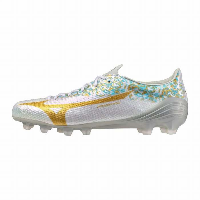 MIZUNO ミズノ アルファ 3 JF JAPAN(ホワイト×ヴィゼウブルー