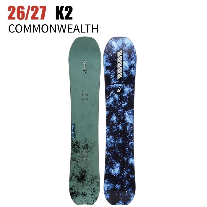 2027 K2 ケーツー COMMONWEALTH コモンウェルス 26-27 ボード板