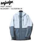 UNFUDGE ����ե��å� PEEP JACKET �ԡ��ץ��㥱�å� BLGY / BLUE ���Ρ��ܡ��� ���Υ� ������ ���㥱�å� 26-27��ǥ�