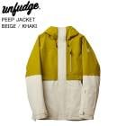 UNFUDGE ����ե��å� PEEP JACKET �ԡ��ץ��㥱�å� BEIGE / KHAKI ���Ρ��ܡ��� ���Υ� ������ ���㥱�å� 26-27��ǥ�
