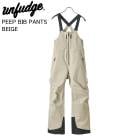 UNFUDGE ����ե��å� PEEP BIB PANTS �ԡ��ץӥ֥ѥ�� BEIGE ���Ρ��ܡ��� ���Υ� ������ �ѥ�� 26-27��ǥ�