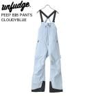 UNFUDGE ����ե��å� PEEP BIB PANTS �ԡ��ץӥ֥ѥ�� CLOUDY BLUE ���Ρ��ܡ��� ���Υ� ������ �ѥ�� 26-27��ǥ�