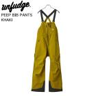 UNFUDGE ����ե��å� PEEP BIB PANTS �ԡ��ץӥ֥ѥ�� KHAKI ���Ρ��ܡ��� ���Υ� ������ �ѥ�� 26-27��ǥ�