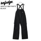 UNFUDGE ����ե��å� GENTLE BIB PANTS ������ȥ�ӥ֥ѥ�� BLACK ���Ρ��ܡ��� ���Υ� ������ �ѥ�� 26-27��ǥ�