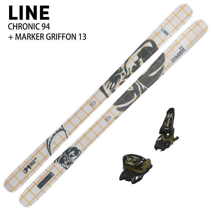 Marker Motion スキー ビンディング 白 早期予約10％ポイント還元！][特典付][スキー2点セット]ライン スキー