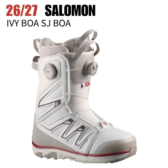 2027 SALOMON サロモン IVY BOA SJ BOA アイビー ALMOND MILK 26-27 