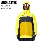AIRBLASTER �����֥饹���� Y2K JACKET �磻�ġ����� ���㥱�å� MAX YELLOW ���Ρ��ܡ��� ������ 26-27