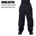 AIRBLASTER �����֥饹���� ELASTIC BOSS PANT ���饹�ƥ��å��ܥ� �ѥ�� MAX BLACK MUSTARD ���Ρ��ܡ��� ������ 26-27