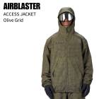 AIRBLASTER �����֥饹���� ACCESS JACKET �������� ���㥱�å� OLIVE GRID ���Ρ��ܡ��� ������ 26-27