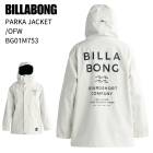 BILLABONG �ӥ�ܥ� BG01M753 PARKA JACKET �ѡ����� ���㥱�å� OFW ���Ρ��ܡ��� ������ 26-27