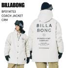 [OUTLET] BILLABONG �ӥ�ܥ� BF01M753 COACH JACKET ������ ���㥱�å� CRM ���Ρ��ܡ��� ���Υ� ������ ������ 25-26
