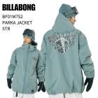 [OUTLET] BILLABONG �ӥ�ܥ� BF01M752 PARKA JACKET �ѡ����� ���㥱�å� STR ���Ρ��ܡ��� ���Υ� ������ ������ 25-26