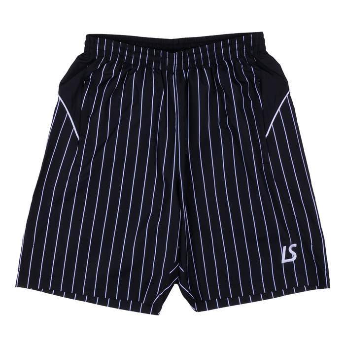 LUZESOMBRA �롼��������֥� STRIPE PISTE SHORT PANTS L1231104 BLK �֥�å� �եåȥ��� �ȥ졼�˥󥰥ѥ��