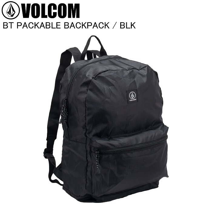 VOLCOM ボルコム BT PACKABLE BACKPACK BLK VMXX07JMEA バックパック