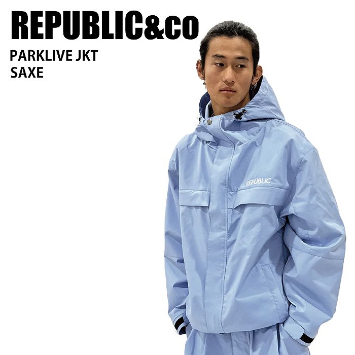 REPUBLIC&CO ѥ֥å PARKLIVE JACKET Saxe 24-25  ˥å 㥱å Ρܡ ѥ 饤ȥ ɿ