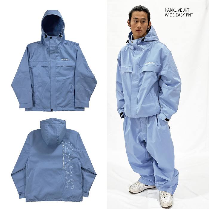 REPUBLIC&CO ѥ֥å PARKLIVE JACKET Saxe 24-25  ˥å 㥱å Ρܡ ѥ 饤ȥ ɿ