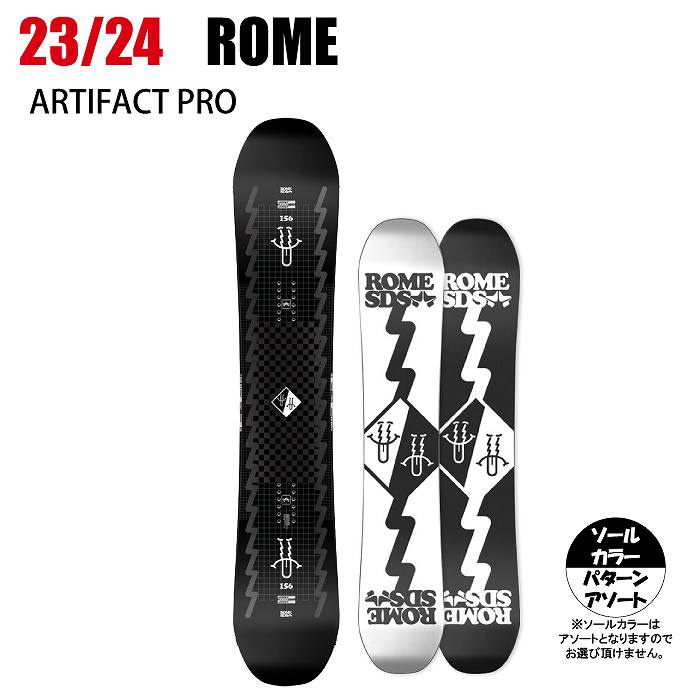 【新品】 ROME ローム アーティファクト スノーボード板 スノーボード 2024 ROME ローム ARTIFACT PRO アーティファクト 23-24 ボード板