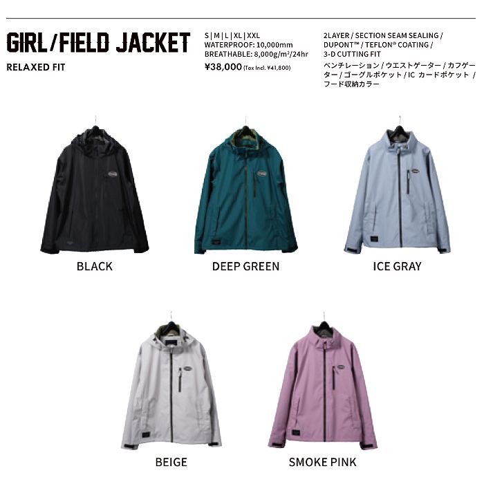 AA ���֥륨�� (W) GIRL FIELD JACKET ICE GRAY 24-25 ������ ��ǥ����� ���㥱�å� ���Ρ��ܡ���