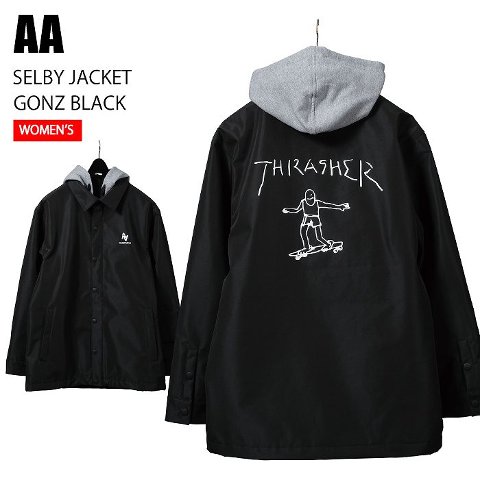 AA ダブルエー (W) SELBY JACKET GONZ BLACK 24-25 ウエア レディース