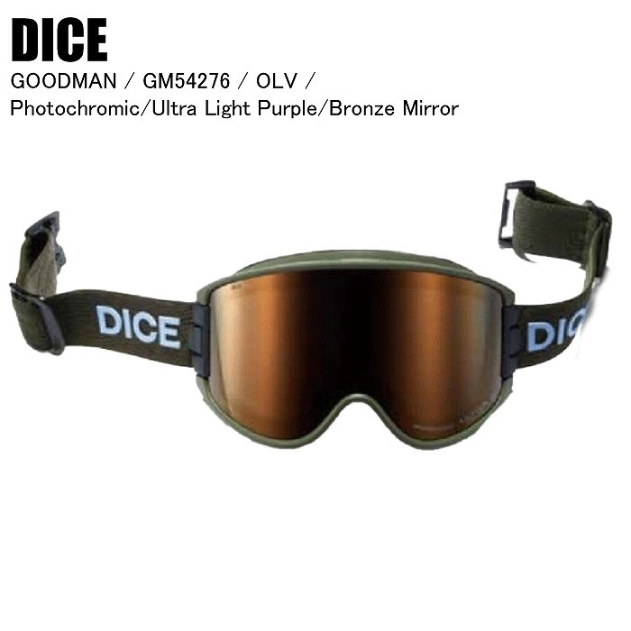 DICEゴーグルGoodMan M.BLKカラー新品未使用 楽天市場】25-26 DICE/ダイス GOODMAN グッドマン メンズ