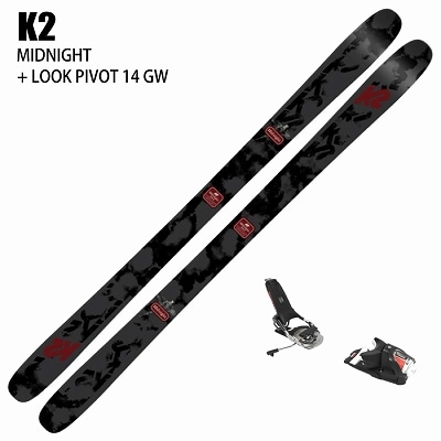 旧モデル [スキー2点セット] ケーツー スキー板 2024 K2 MIDNIGHT + 24