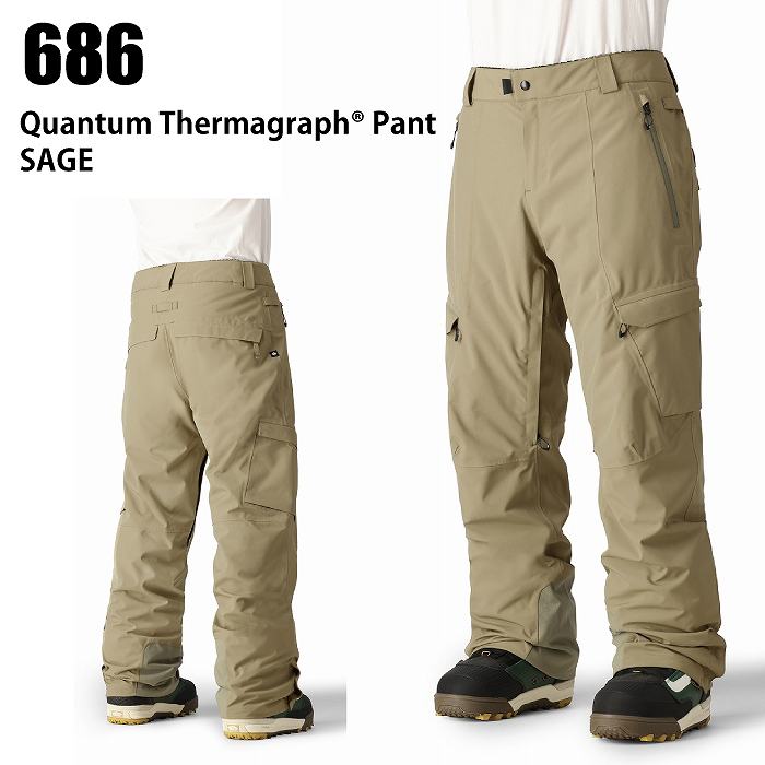 686 åȥå M2W208 QUANTUM THERMAGRAPH PANT SAGE 24-25   ѥ ϥ