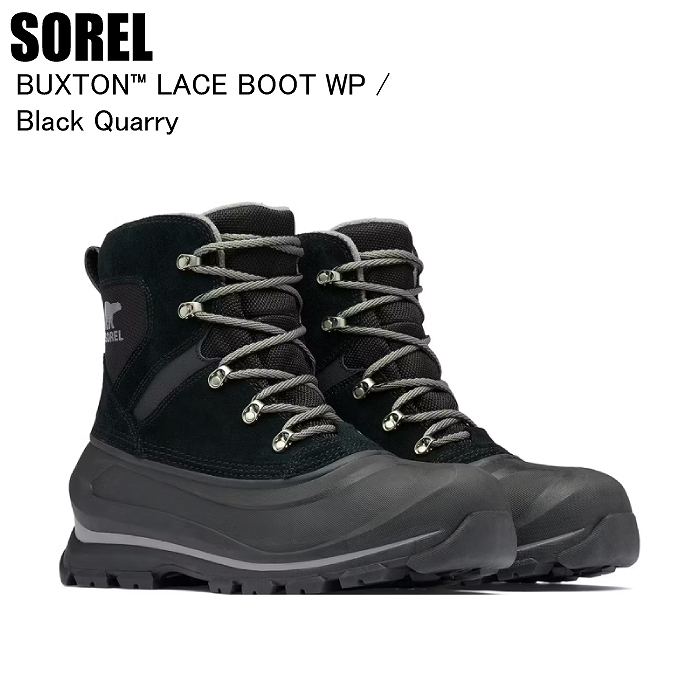 SOREL ソレル NM5081 BUXTON LACE BOOT バクストン 010Black Quarry