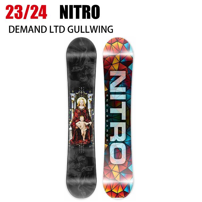 スノーボード 23-24 NITRO DEMAND LTD GULLWING 152 2024 NITRO ナイトロ DEMAND LTD GULLWING デマンド 23-24 ボード板