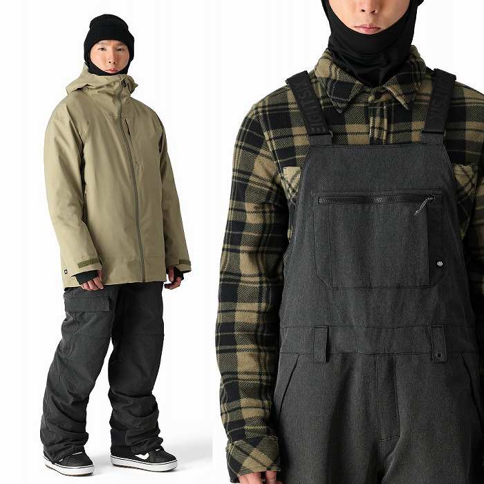 686 ���å��������ȥ��å��� M2W211 HOT LAP INSULATED BIB BLACK DENIM 24-25 ������ ��� �ӥ� �ѥ�� �����ϥ�