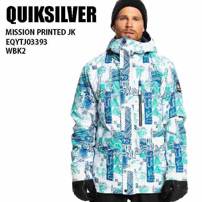 QUIKSILVER åС  EQYTJ03393 MISSION PRINTED JK 22-23 WBK2  㥱å Ρܡ