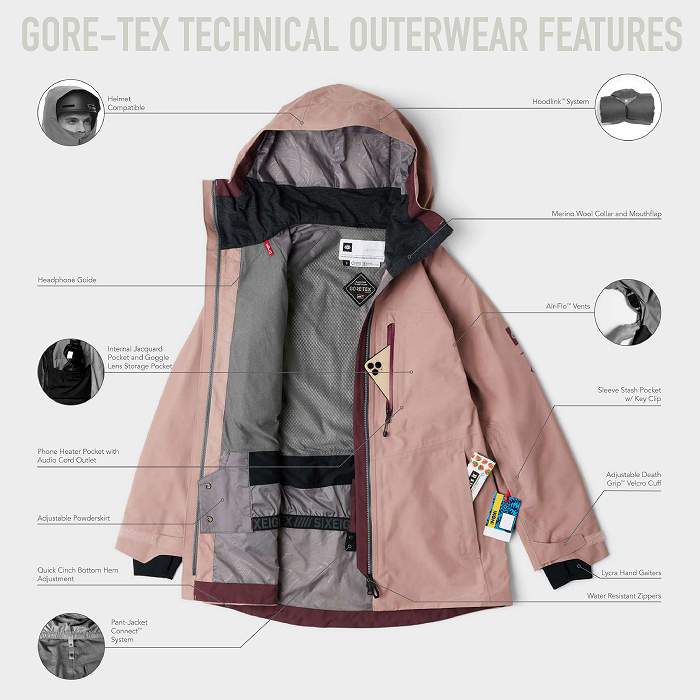 686 M2W301 GORE-TEX SKYLINE SHELL JACKET PURPLE IMPRESSION 24-25 ������ ��ǥ����� ���㥱�å� �����ϥ� ����