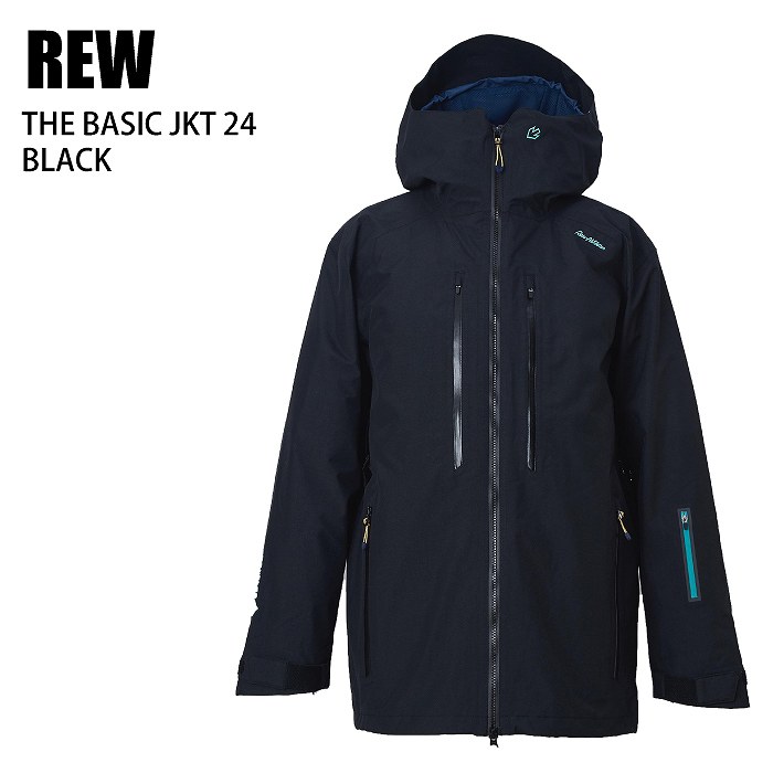 REW �����륤�����֥�� BASIC JKT BLACK 24-25 �ܡ��ɥ����� ��˥��å��� ���㥱�å� GORE-TEX ���� ������