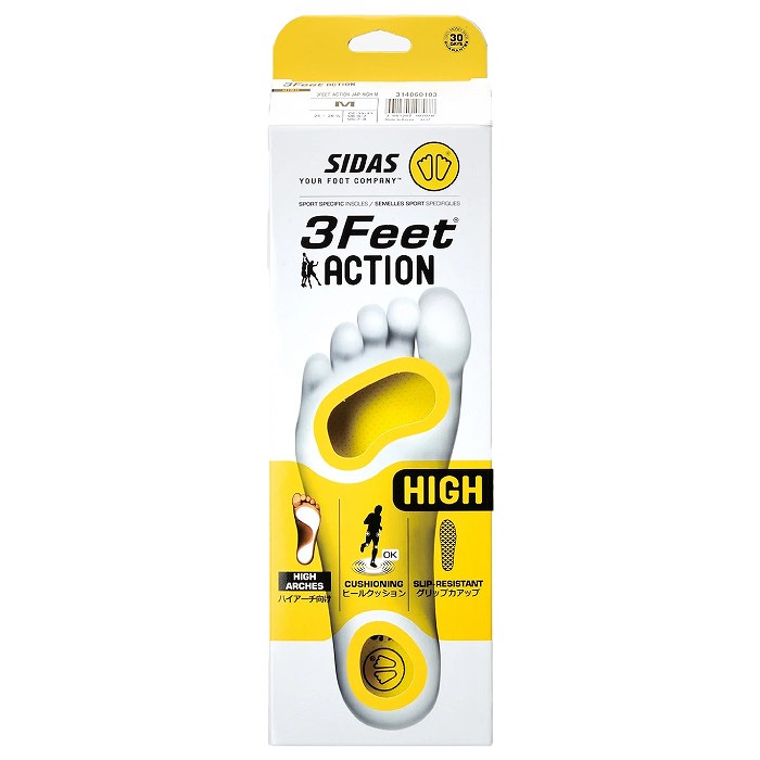 SIDAS ������ 3FEET ACTION HIGH 3�ե����� ��������� �ϥ� ���ߤ� ���ˡ����� ���󥽡��� ���ѥ��� �ȥ졼�˥� ���塼�� ���������ݡ��� ٨ʿ­