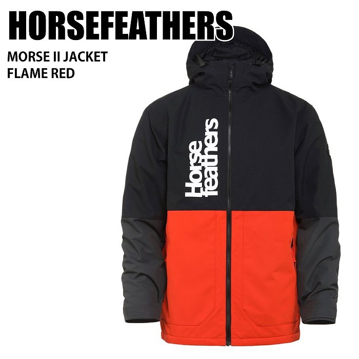 HORSEFEATHERS �ۡ����ե������� MORSE II JACKET FLAME RED 23-24 �ܡ��ɥ����� ��� ���㥱�å� ���Ρ��ܡ��� ���Υ� ������