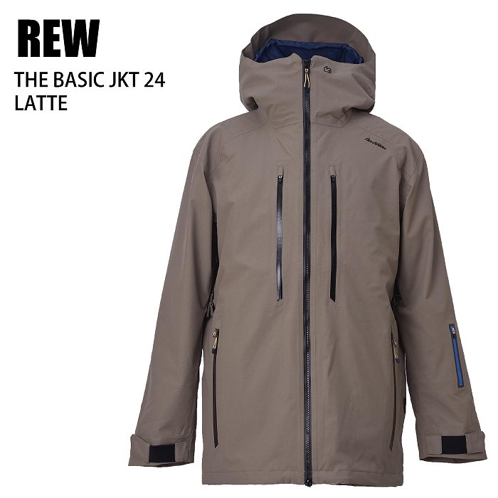 REW �����륤�����֥�� BASIC JKT LATTE 24-25 �ܡ��ɥ����� ��˥��å��� ���㥱�å� GORE-TEX ���� ������