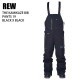 REW �����륤�����֥�� KAMIKAZE BIB PANTS BLACKxBLACK 24-25 �ܡ��ɥ����� ��˥��å��� �ӥ֥ѥ�� GORE-TEX ���� ������