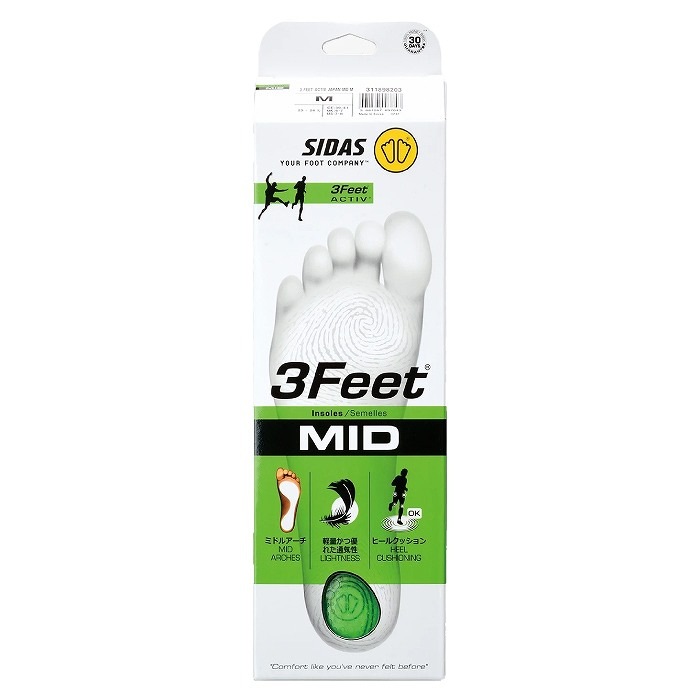 SIDAS ������ 3FEET ACTIV MID 3�ե����� �����ƥ��� �ߥɥ� ���ߤ� ���ˡ����� ���󥽡��� ���ѥ��� �ȥ졼�˥� ���塼�� ���������ݡ��� ٨ʿ­