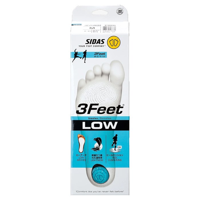 SIDAS ������ 3FEET ACTIV LOW 3�ե����� �����ƥ��� ���� ���ߤ� ���ˡ����� ���󥽡��� ���ѥ��� �ȥ졼�˥� ���塼�� ���������ݡ��� ٨ʿ­