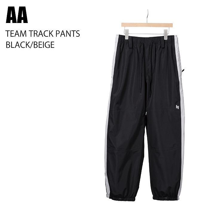 AA ���֥륨�� TEAM TRACK PANTS BLACK/BEIGE 24-25 ������ ��� ��˥��å��� �ѥ�� ���Ρ��ܡ���