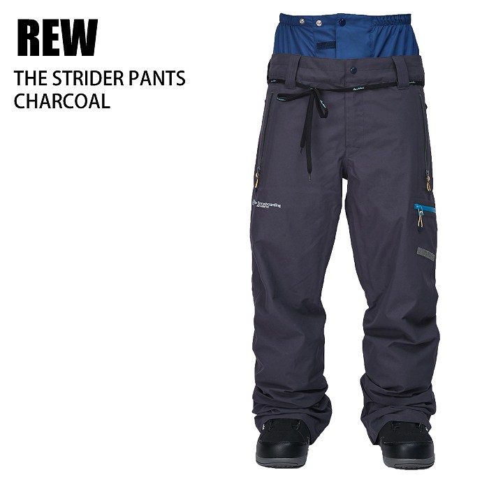 REW �����륤�����֥�� STRIDER PANTS CHARCOAL 24-25 �ܡ��ɥ����� ��˥��å��� �ѥ�� GORE-TEX ���� ������