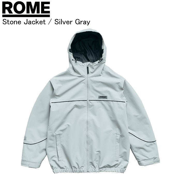 ROME ������ Stone Jacket ���ȡ��󥸥㥱�å� SILVER GRAY ���㥱�å� �ܡ��ɥ����� �����०���� ROME������ 25-26��ǥ�
