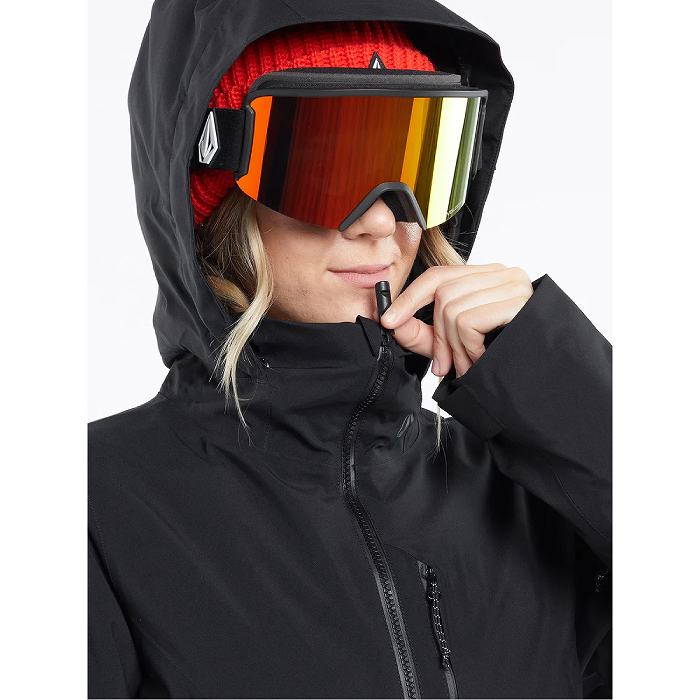 VOLCOM �ܥ륳�� H0452402 3D STRETCH GORE JACKET BLK ���Ρ��ܡ��ɥ����� ���㥱�å� �ܥ륳�०���� �����ƥå��� ��ǥ�����