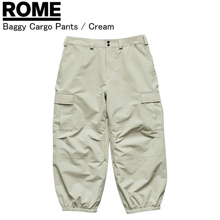 ROME ������ Baggy Cargo Pants �Х����������ѥ�� CREAM �ѥ�� ���Ρ��ܡ��ɥ����� �����०���� ROME������ 25-26��ǥ�